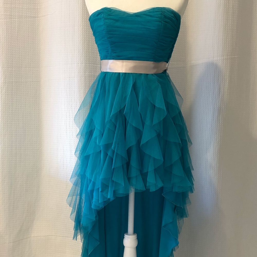 Teeze Me Aquamarine and Gray Mermaid Dress